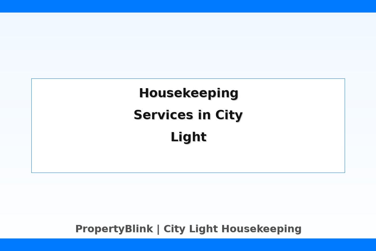 City Light Housekeeping