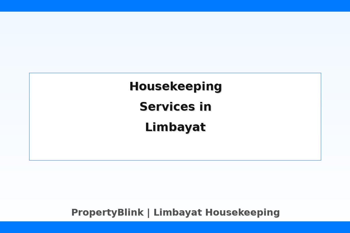 Limbayat Housekeeping
